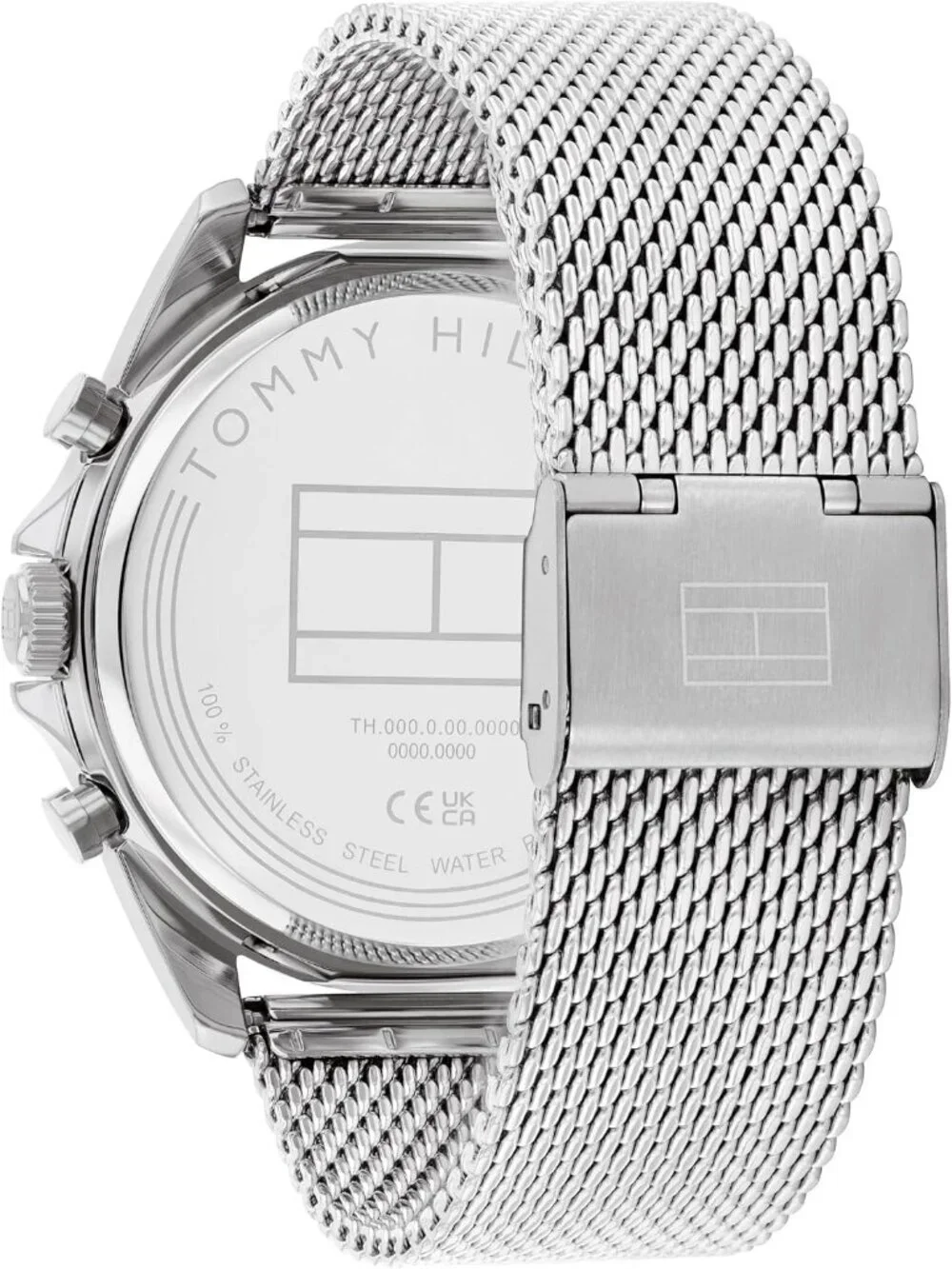 Men's Silver Quartz Multifunction 5ATM/50 Meters Water Resistance Wrist Watch